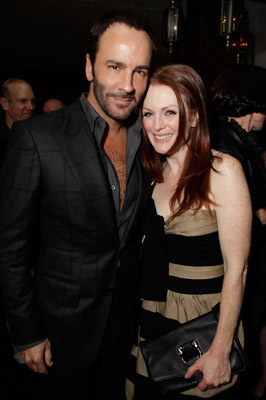 Julianne Moore and Tom Ford at event of A Single Man (2009)