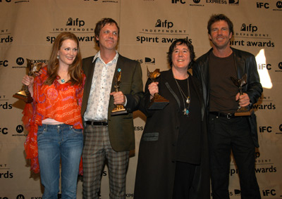 Julianne Moore, Dennis Quaid, Todd Haynes and Christine Vachon