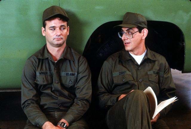 Still of Bill Murray and Harold Ramis in Stripes (1981)