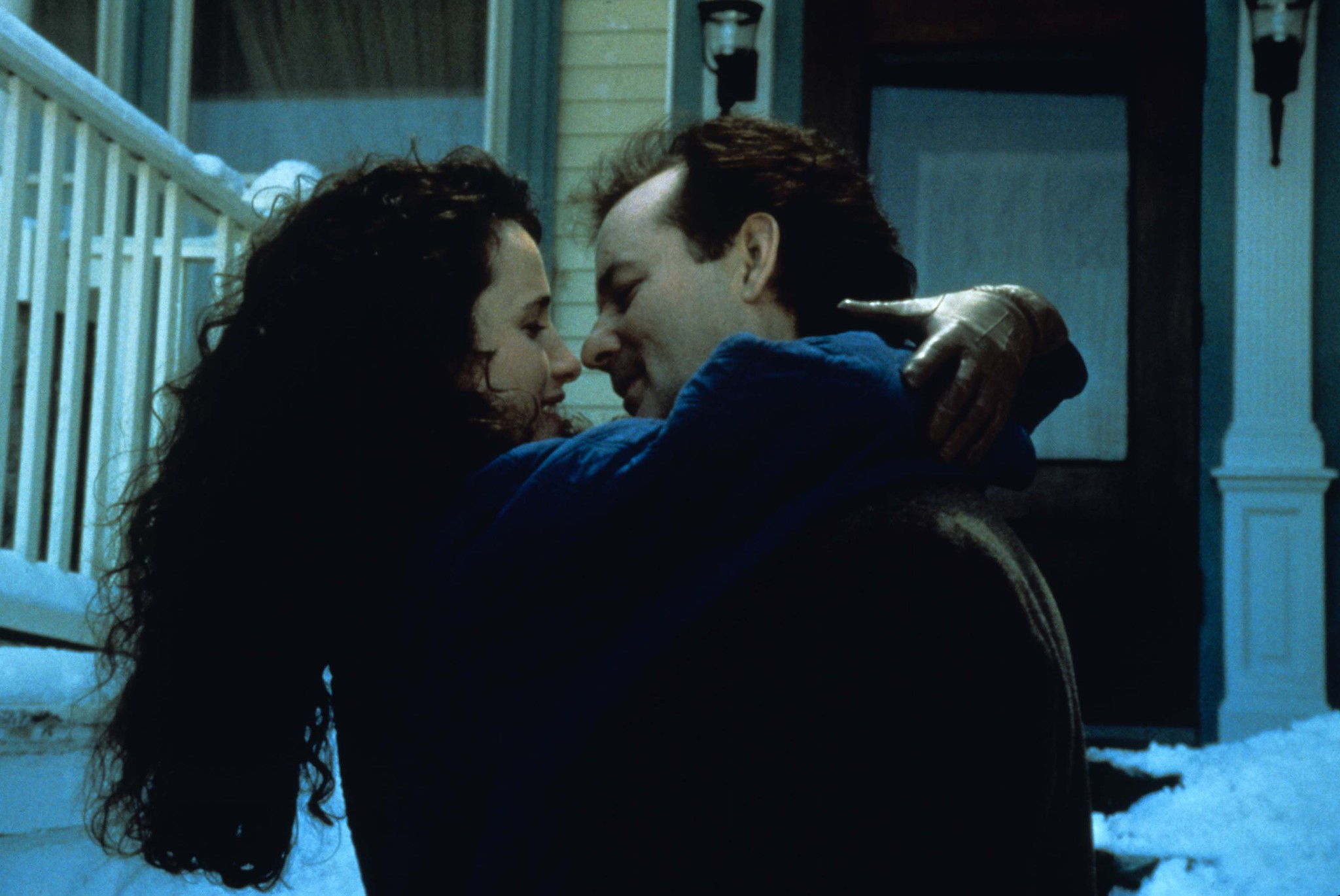 Still of Bill Murray and Andie MacDowell in Svilpiko diena (1993)