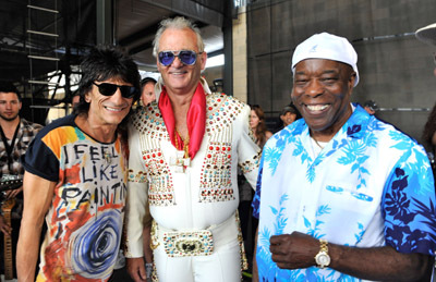 Bill Murray, Buddy Guy and Ronnie Wood