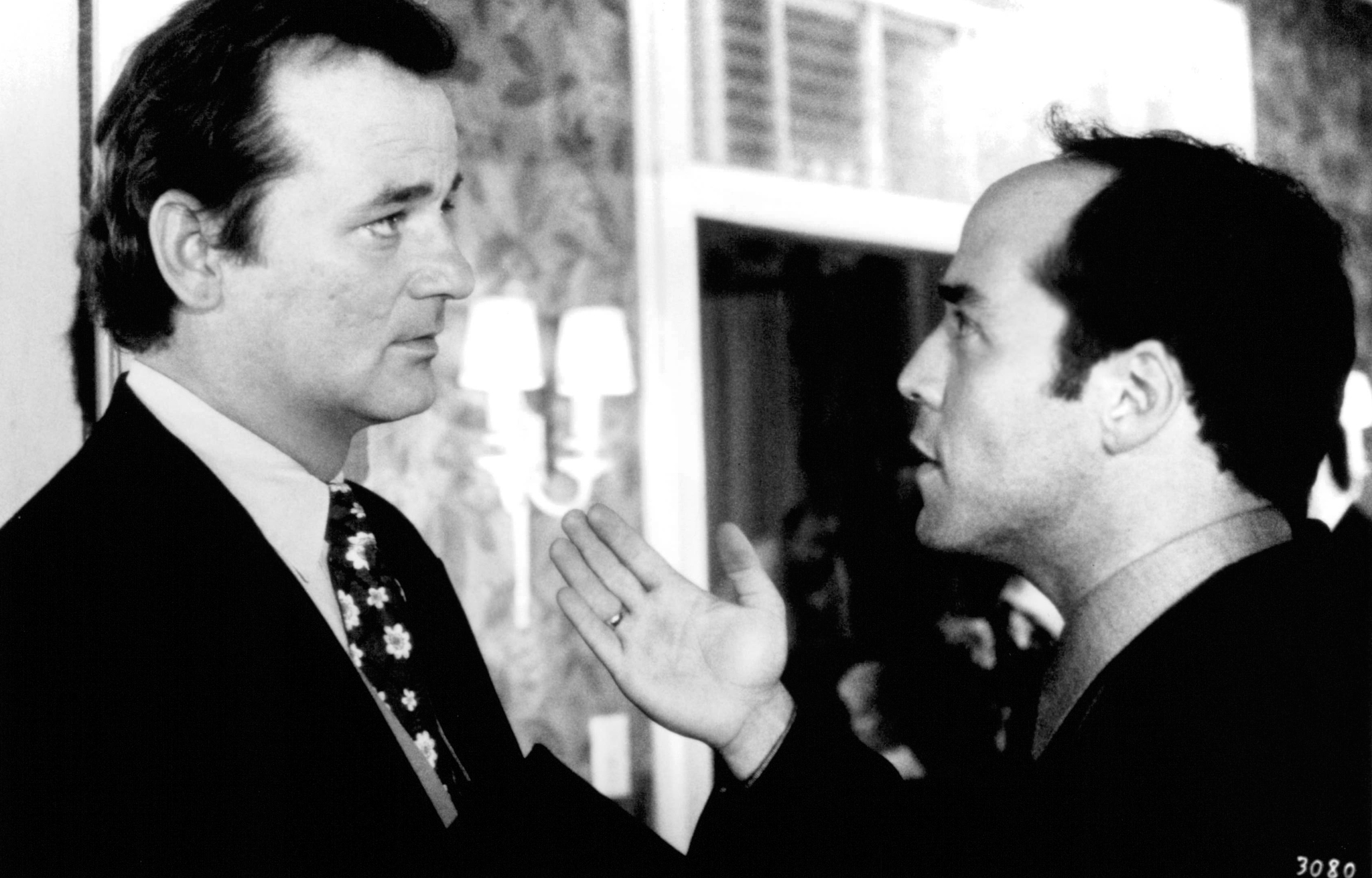 Still of Bill Murray and Jeremy Piven in Larger Than Life (1996)