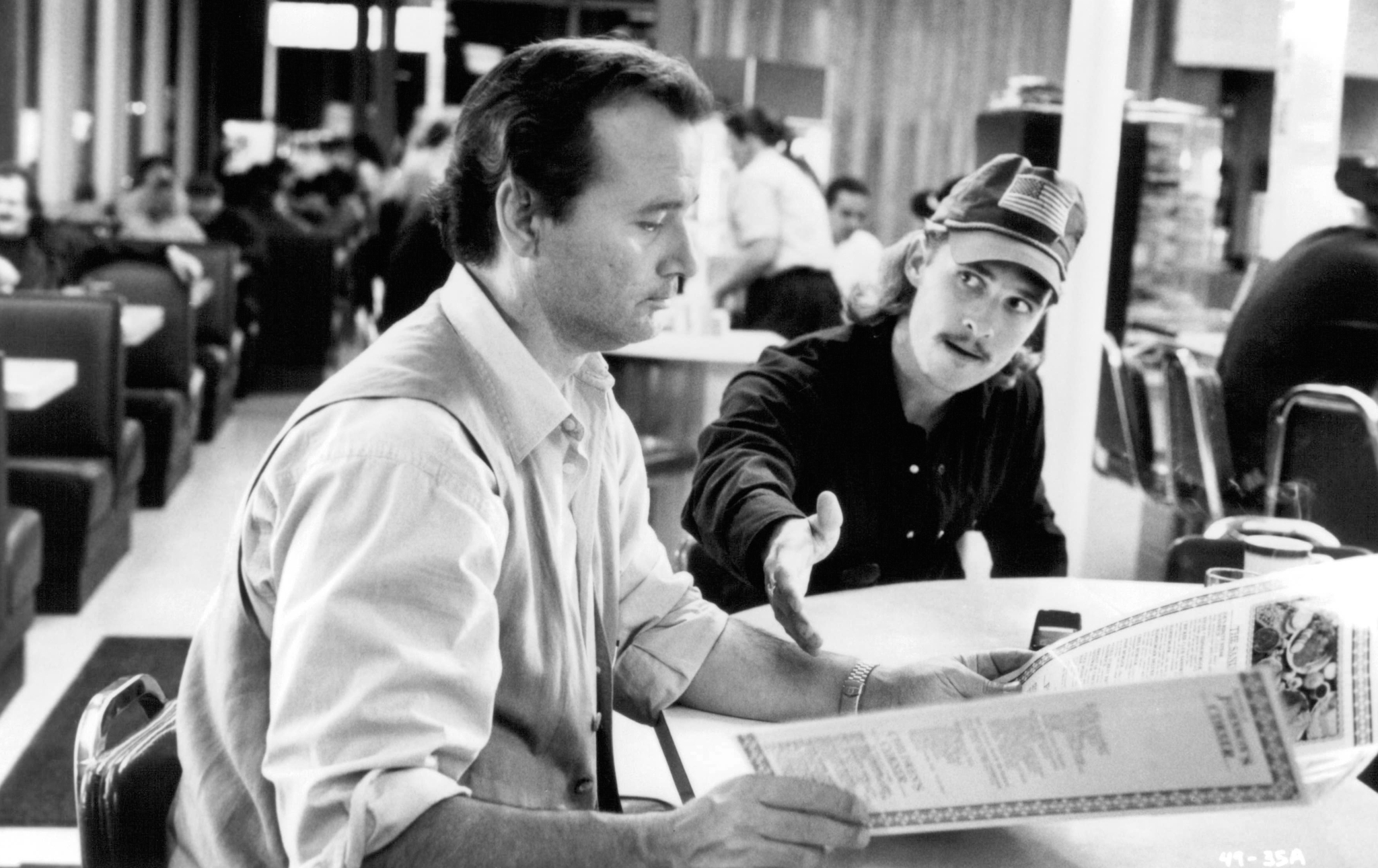 Still of Matthew McConaughey and Bill Murray in Larger Than Life (1996)