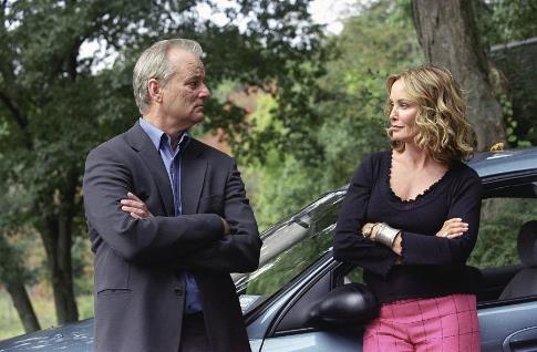 Still of Bill Murray and Jessica Lange in Broken Flowers (2005)