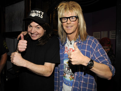 Mike Myers and Dana Carvey at event of 2008 MTV Movie Awards (2008)
