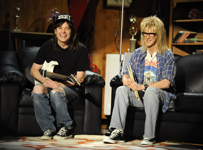 Mike Myers and Dana Carvey at event of 2008 MTV Movie Awards (2008)
