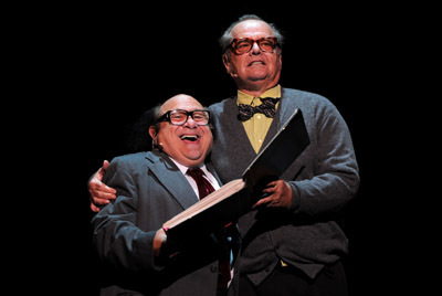 Jack Nicholson and Danny DeVito at event of The Rocky Horror Picture Show (1975)