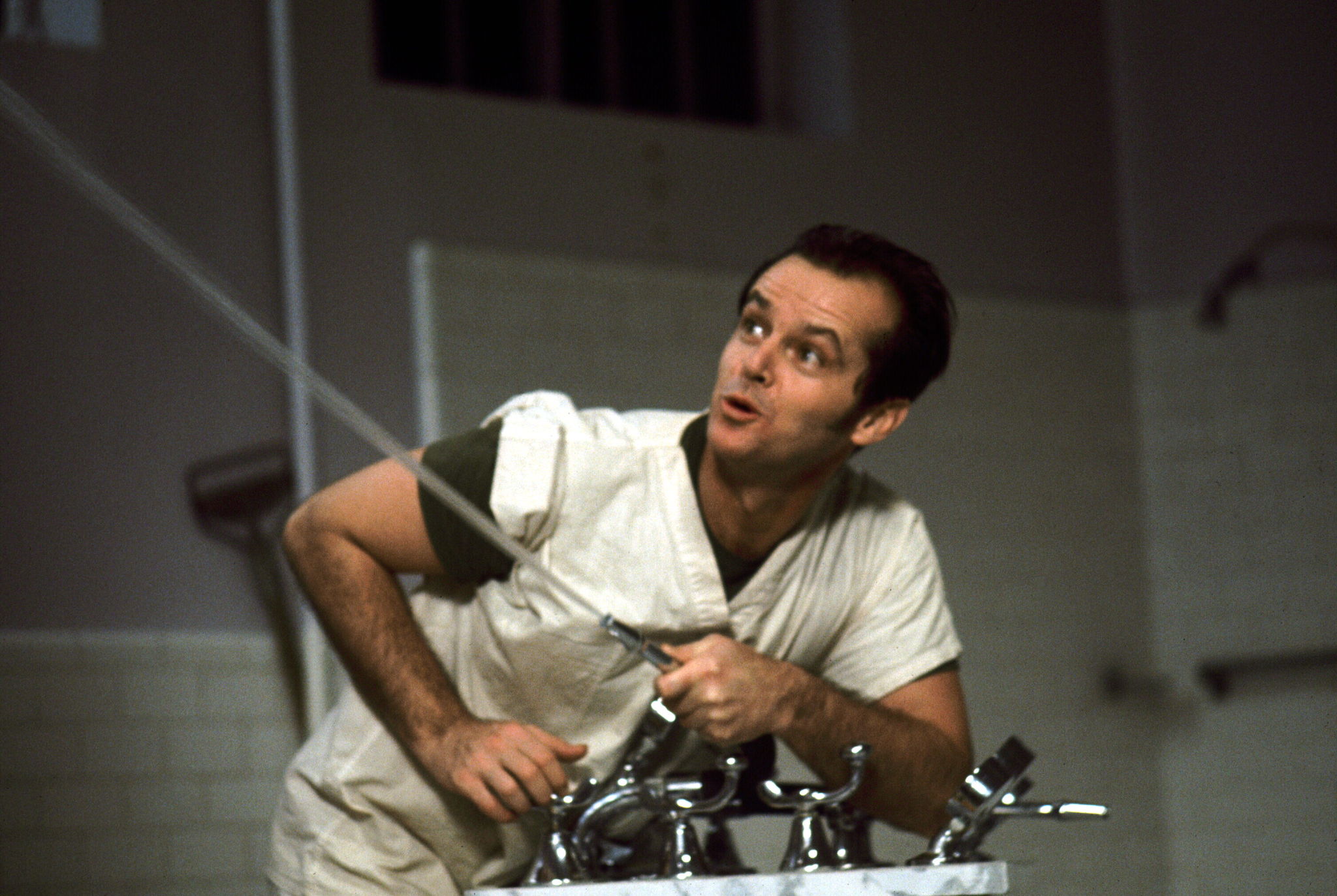 Still of Jack Nicholson in Skrydis virs gegutes lizdo (1975)