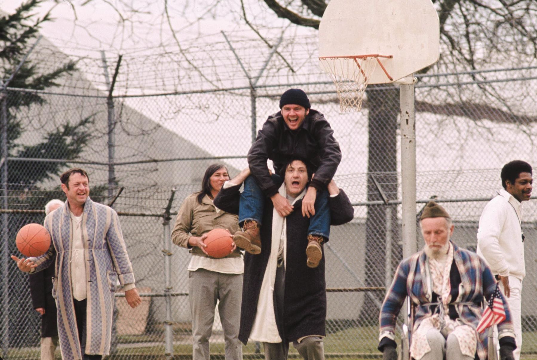 Still of Jack Nicholson, Josip Elic and Will Sampson in Skrydis virs gegutes lizdo (1975)