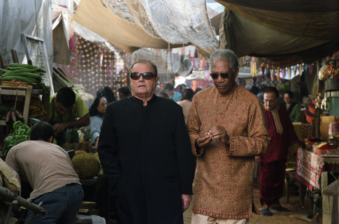 Still of Morgan Freeman and Jack Nicholson in The Bucket List (2007)