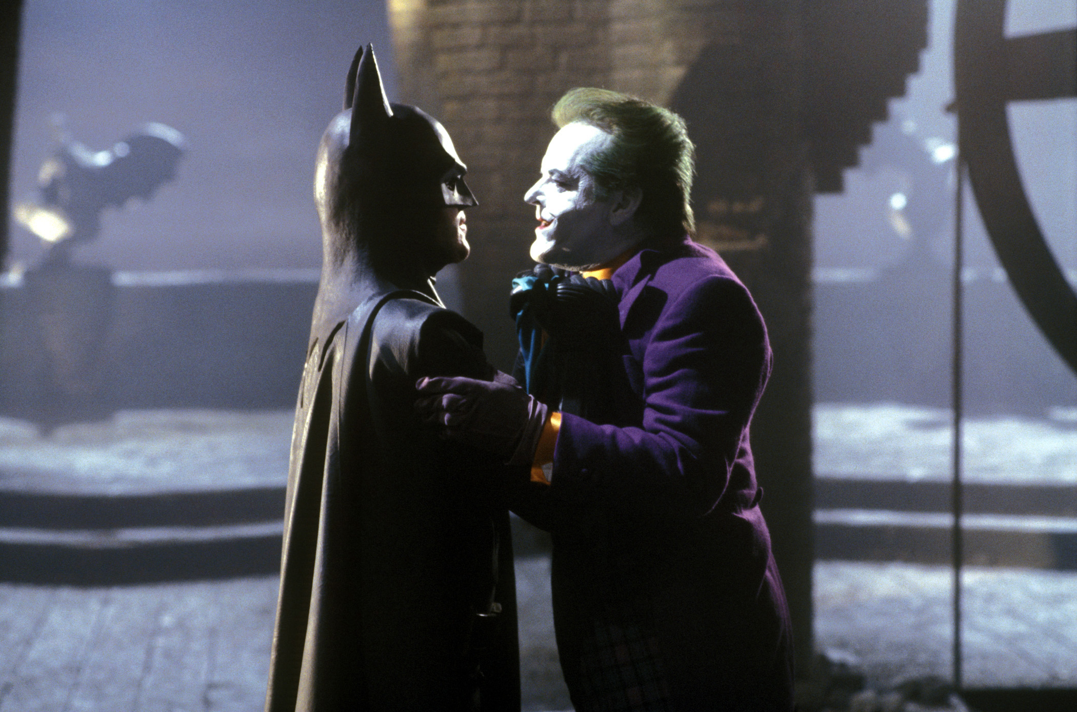 Still of Jack Nicholson and Michael Keaton in Batman (1989)
