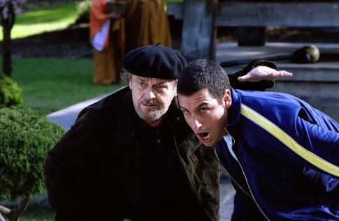 Still of Jack Nicholson and Adam Sandler in Anger Management (2003)