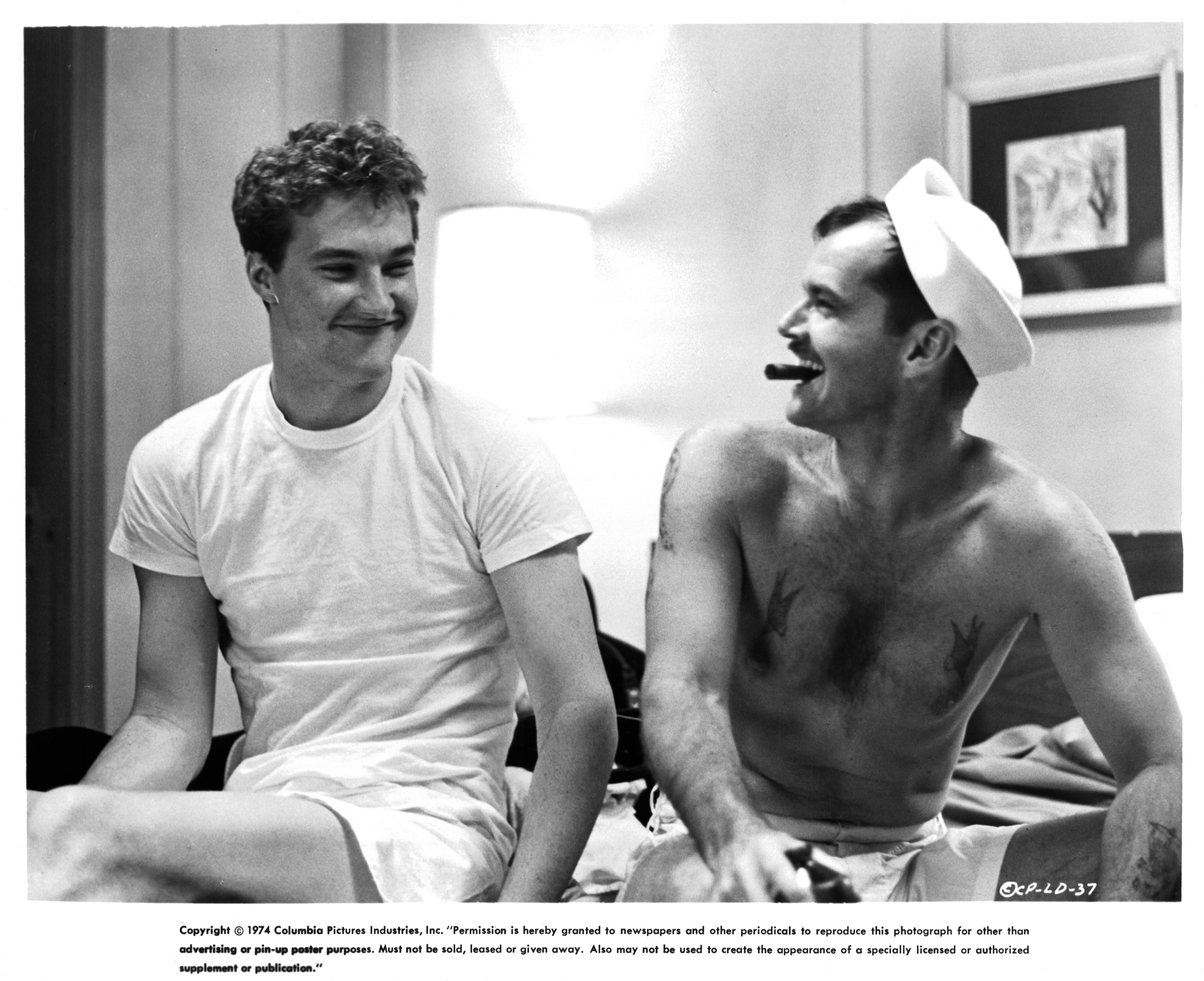 Still of Jack Nicholson and Randy Quaid in The Last Detail (1973)