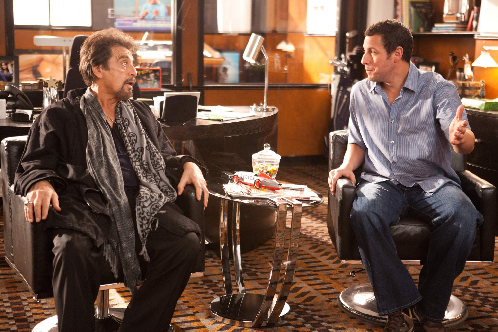 Still of Al Pacino and Adam Sandler in Dzekas ir Dzile (2011)