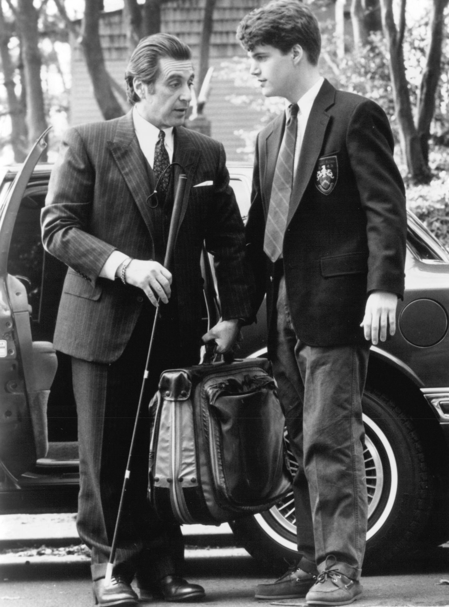 Still of Al Pacino and Chris O'Donnell in Scent of a Woman (1992)