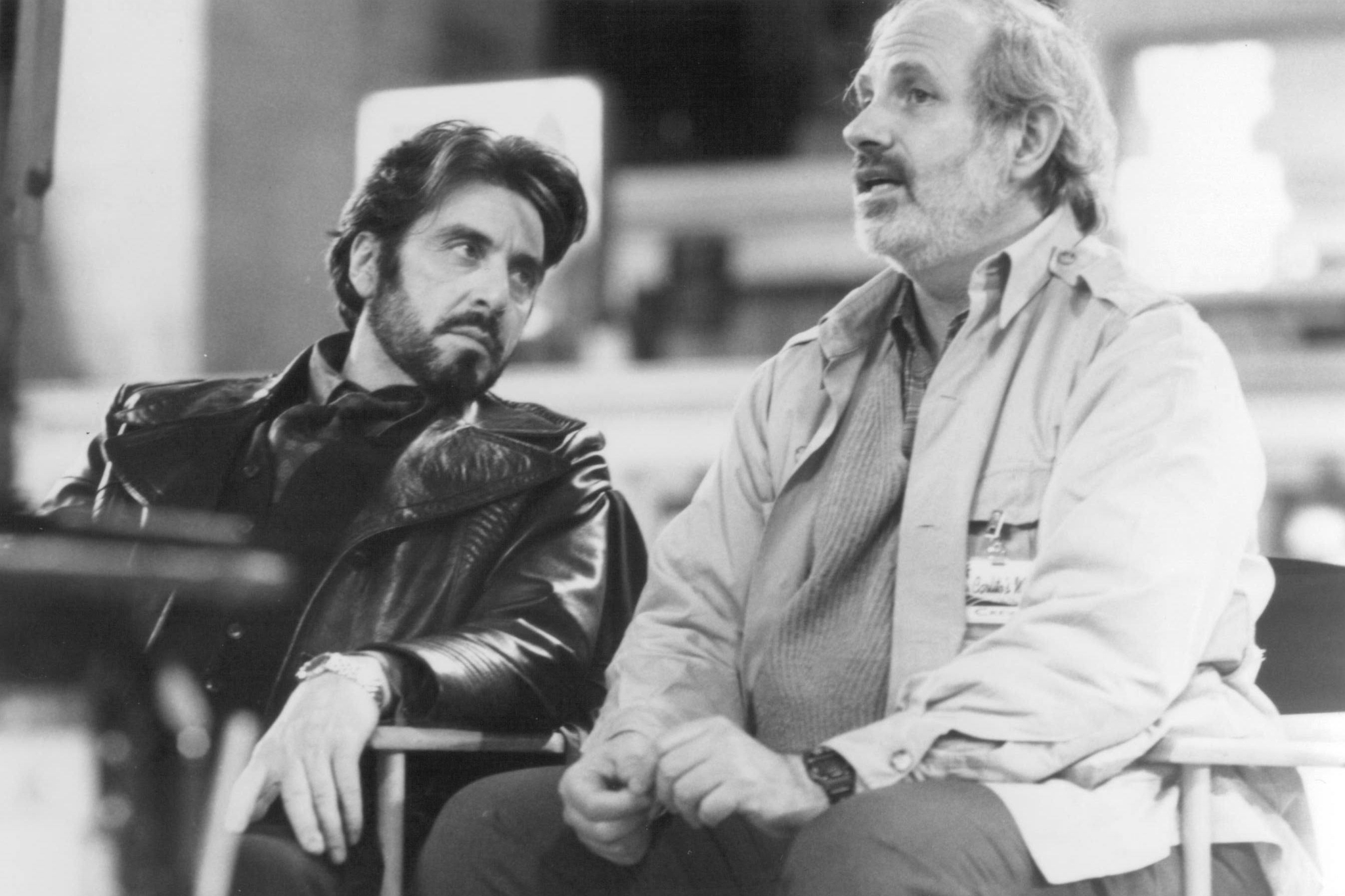 Still of Al Pacino and Brian De Palma in Karlito kelias (1993)
