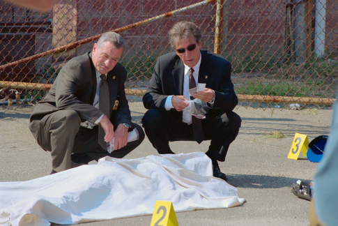 Still of Robert De Niro and Al Pacino in Righteous Kill (2008)