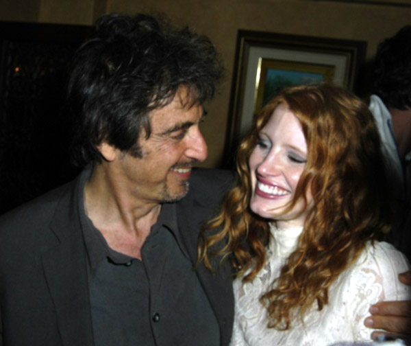 Al Pacino and Jessica Chastain