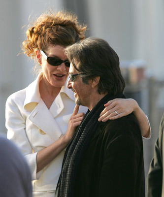 Al Pacino and Rene Russo at event of Two for the Money (2005)