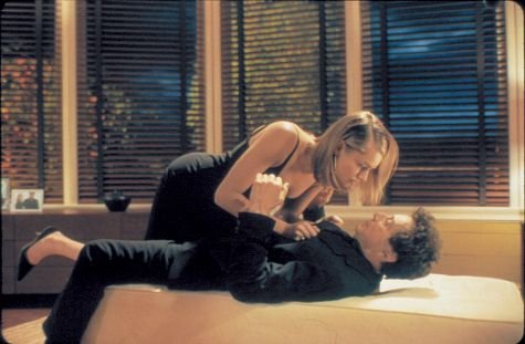 Still of Al Pacino and Rebecca Romijn in Simona (2002)