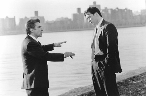 Still of John Cusack and Al Pacino in City Hall (1996)