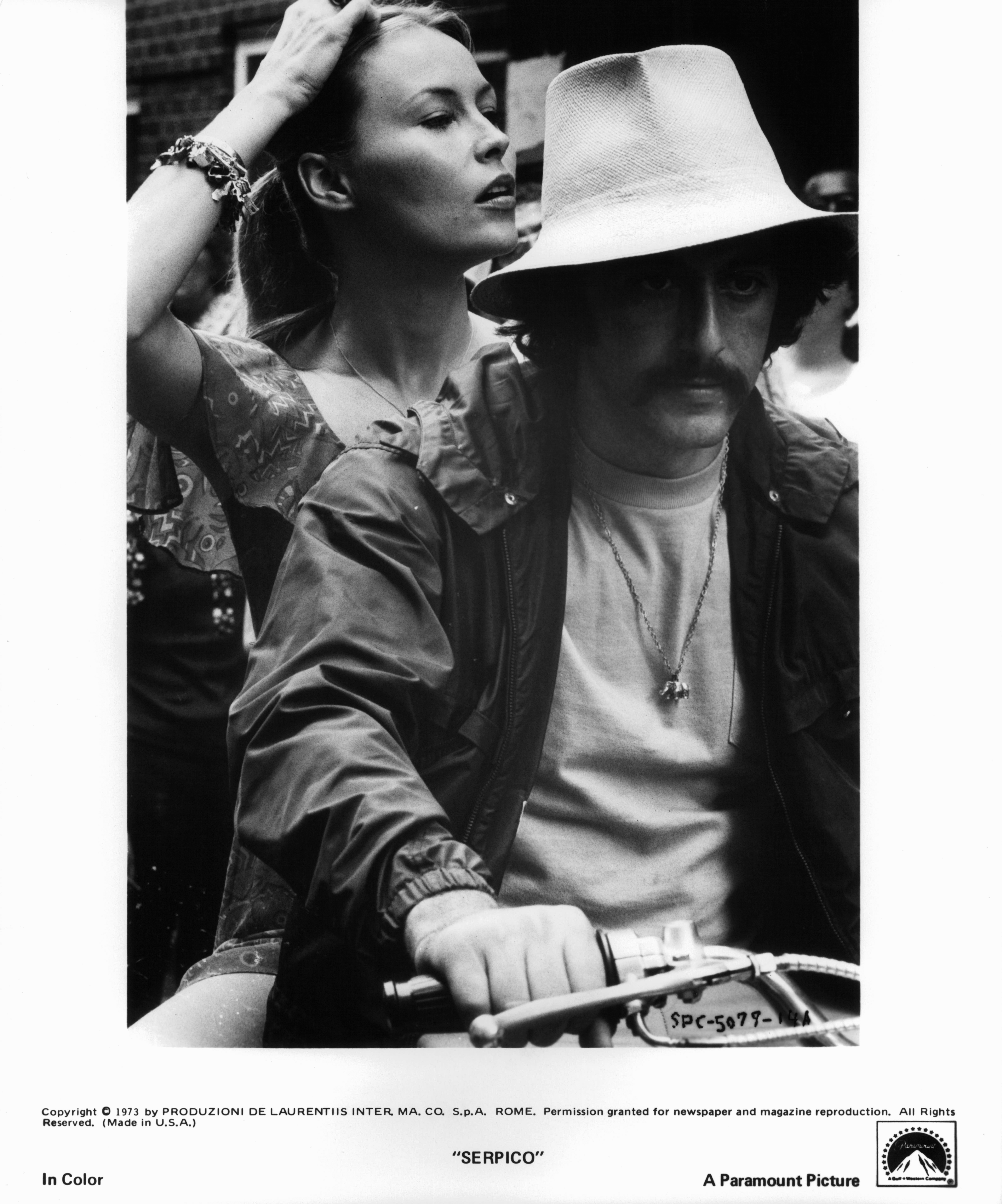 Still of Al Pacino and Barbara Eda-Young in Serpico (1973)