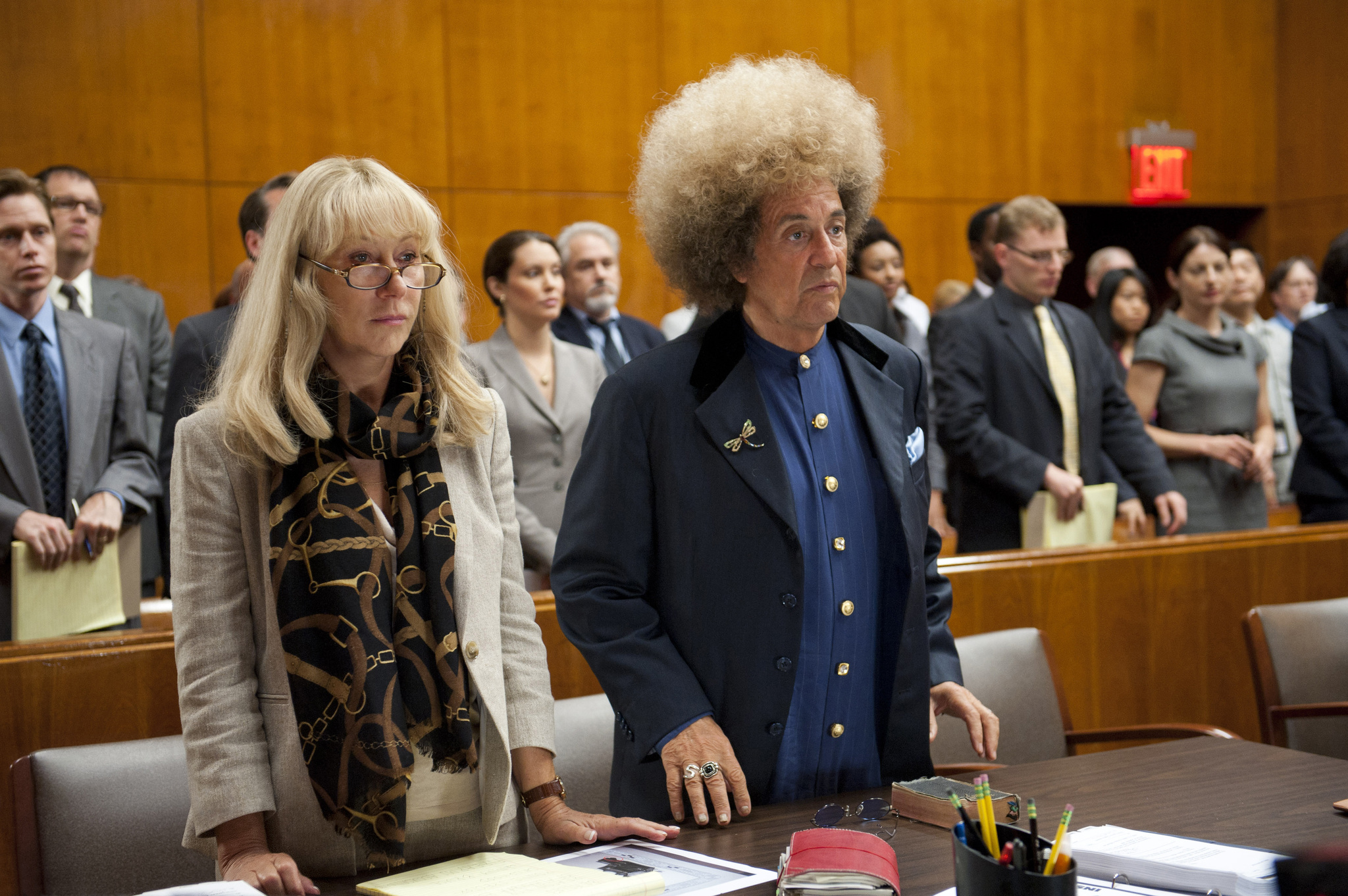 Still of Al Pacino and Helen Mirren in Phil Spector (2013)