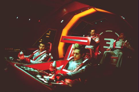 Still of Bill Paxton, Philip Winchester, Dominic Colenso and Ben Torgersen in Thunderbirds (2004)