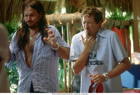 Still of Bill Paxton and Paul Soter in Club Dread (2004)