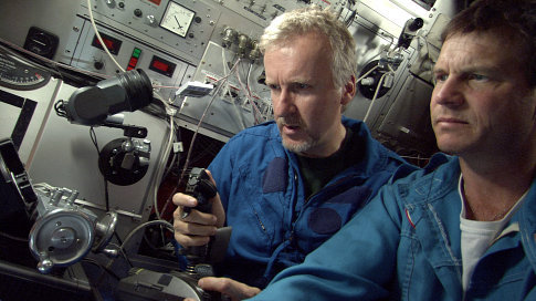 James Cameron and Bill Paxton in Ghosts of the Abyss (2003)