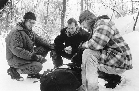 Still of Bill Paxton, Billy Bob Thornton and Brent Briscoe in A Simple Plan (1998)