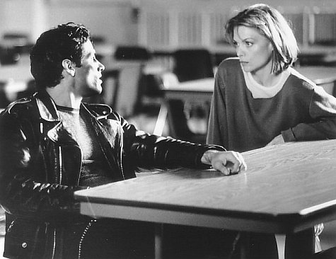 Still of Michelle Pfeiffer and Wade Dominguez in Dangerous Minds (1995)