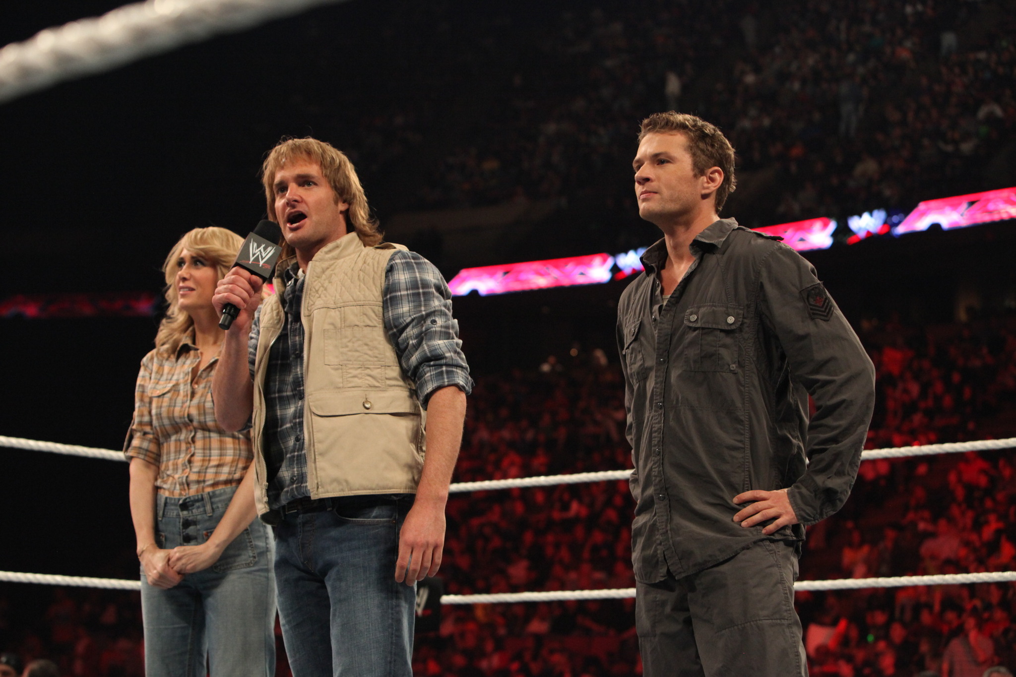 Ryan Phillippe, Will Forte and Kristen Wiig at event of MacGruber (2010)