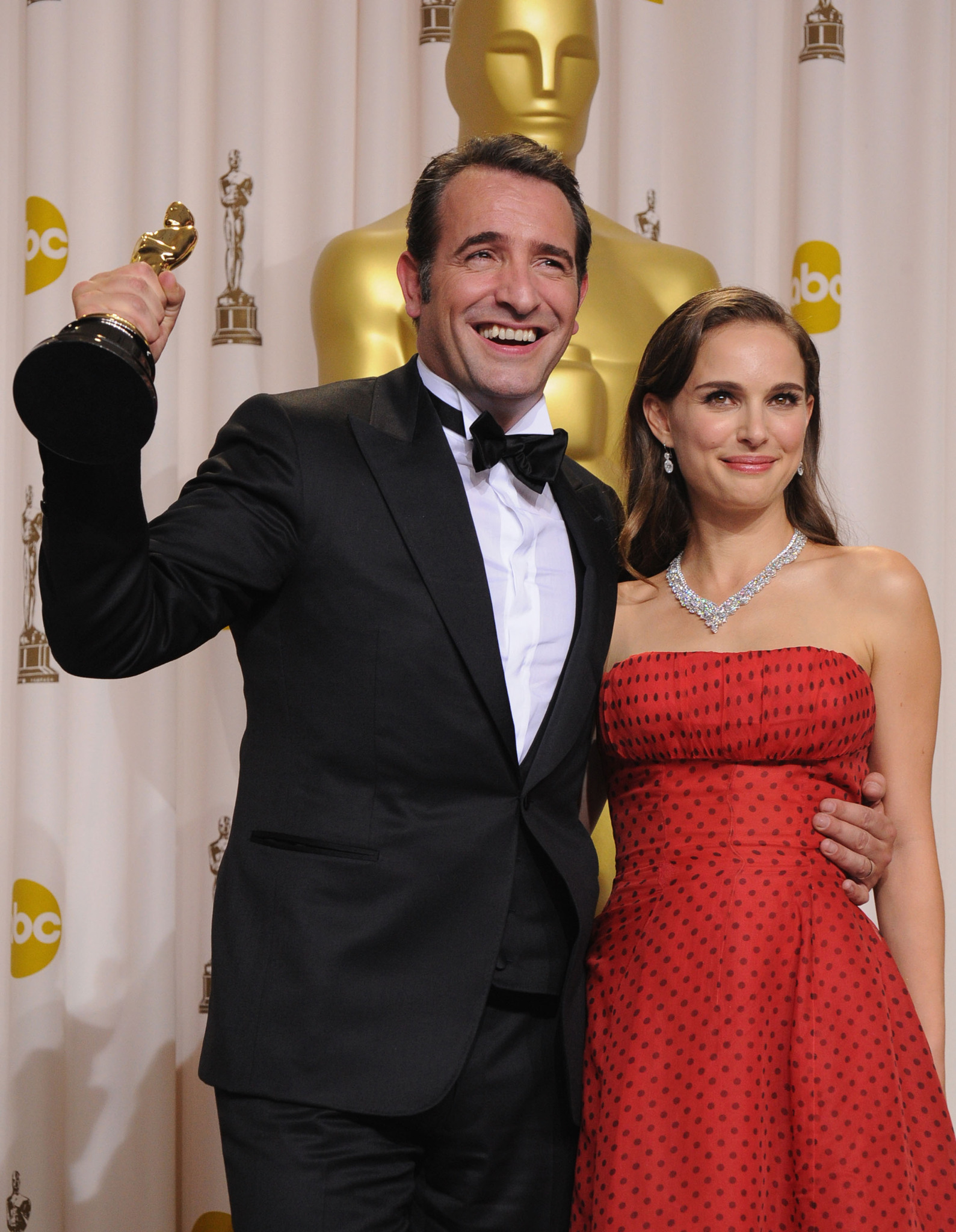 Natalie Portman and Jean Dujardin