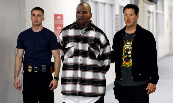 Still of Keanu Reeves, Chris Evans and Game in Street Kings (2008)