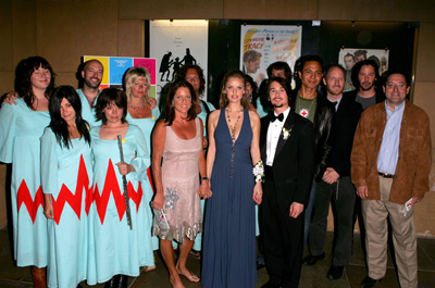 Keanu Reeves, Benjamin Bratt, Kelli Garner, Lou Taylor Pucci, Michael Barker and The Polyphonic Spree at event of Thumbsucker (2005)