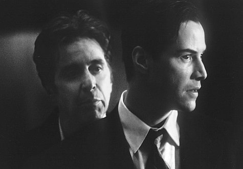 Still of Al Pacino and Keanu Reeves in The Devil's Advocate (1997)