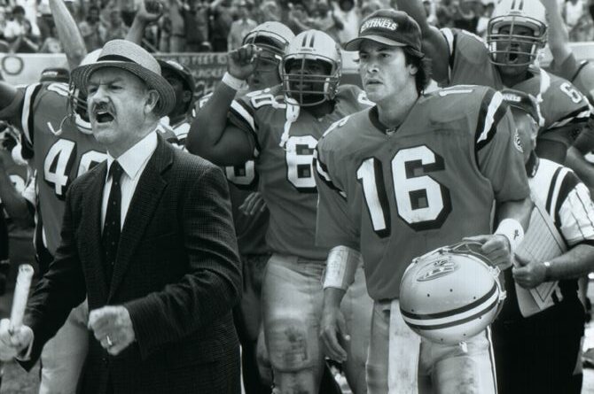 Gene Hackman & Keanu Reeves star in The Replacements - coming soon from Warner Brothers