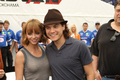 Christina Ricci and Emile Hirsch at event of Speed Racer (2008)