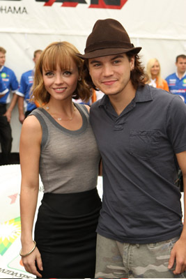Christina Ricci and Emile Hirsch at event of Speed Racer (2008)