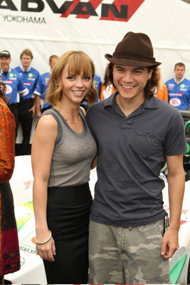 Christina Ricci and Emile Hirsch at event of Speed Racer (2008)