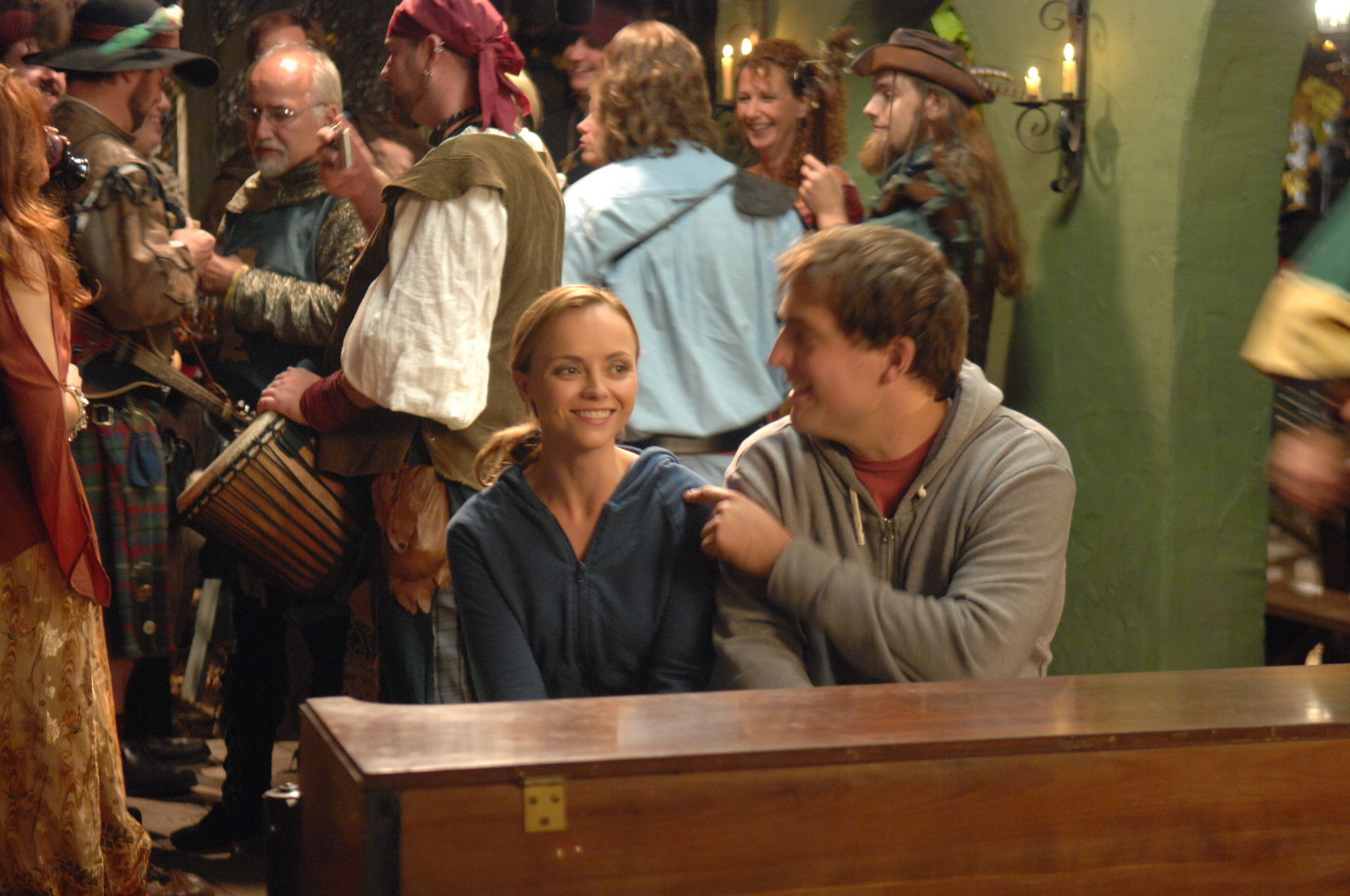 Still of Christina Ricci and Owen Benjamin in All's Faire in Love (2009)