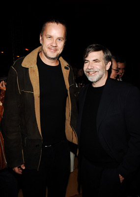 Tim Robbins and Dan Klores at event of Ring of Fire: The Emile Griffith Story (2005)