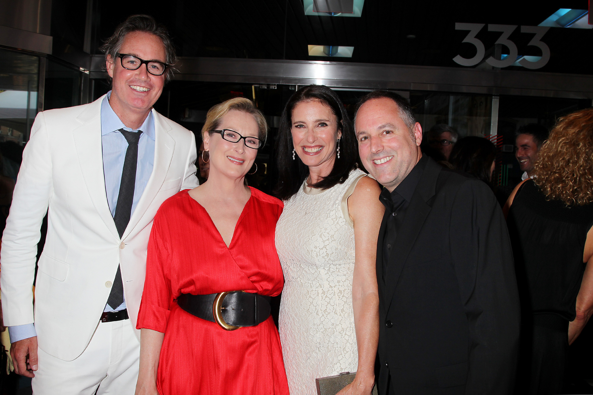 Mimi Rogers, Meryl Streep, Todd Black and Guymon Casady at event of Hope Springs (2012)