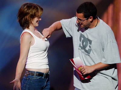 Winona Ryder and Adam Sandler