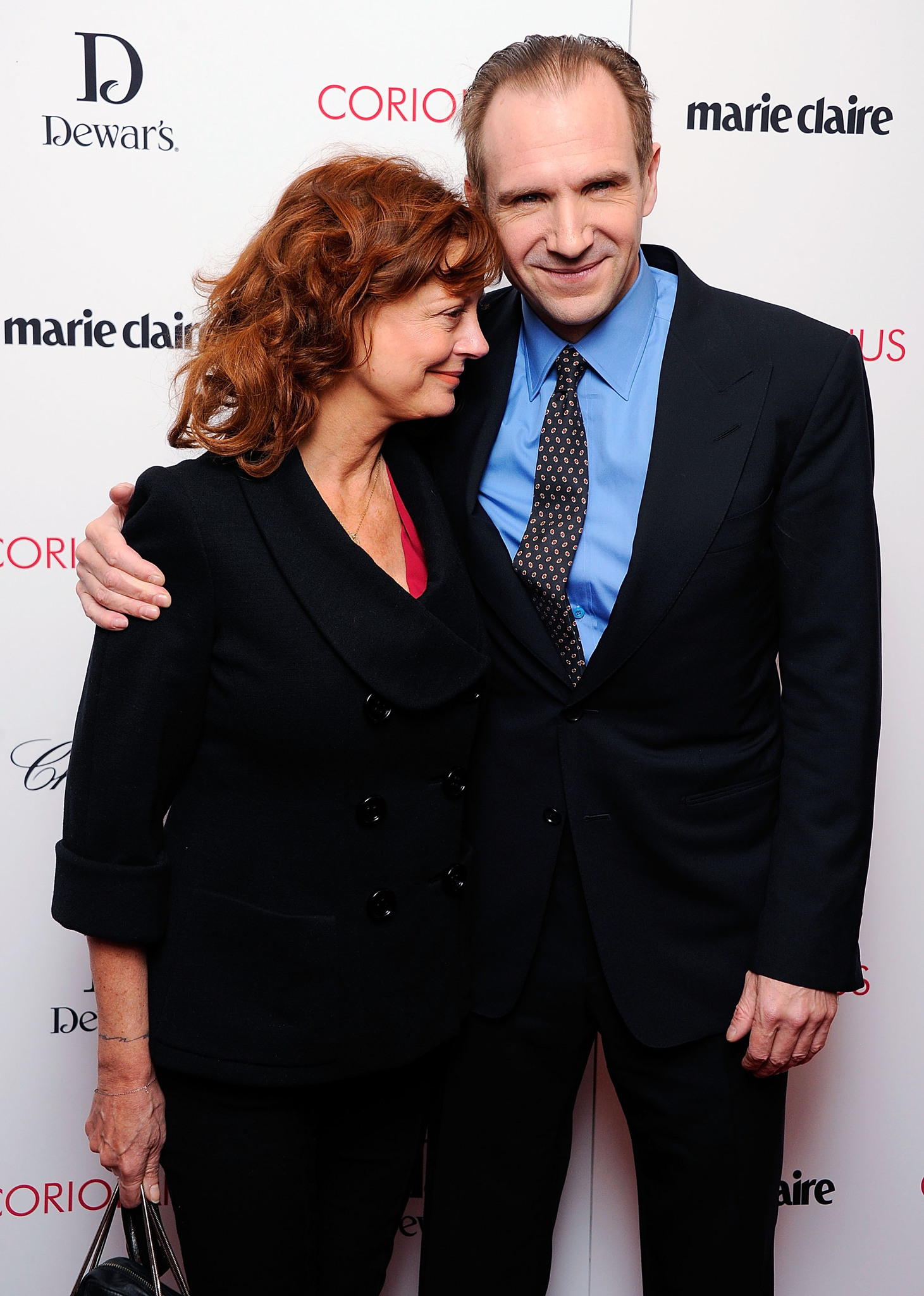 Ralph Fiennes and Susan Sarandon at event of Koriolanas (2011)