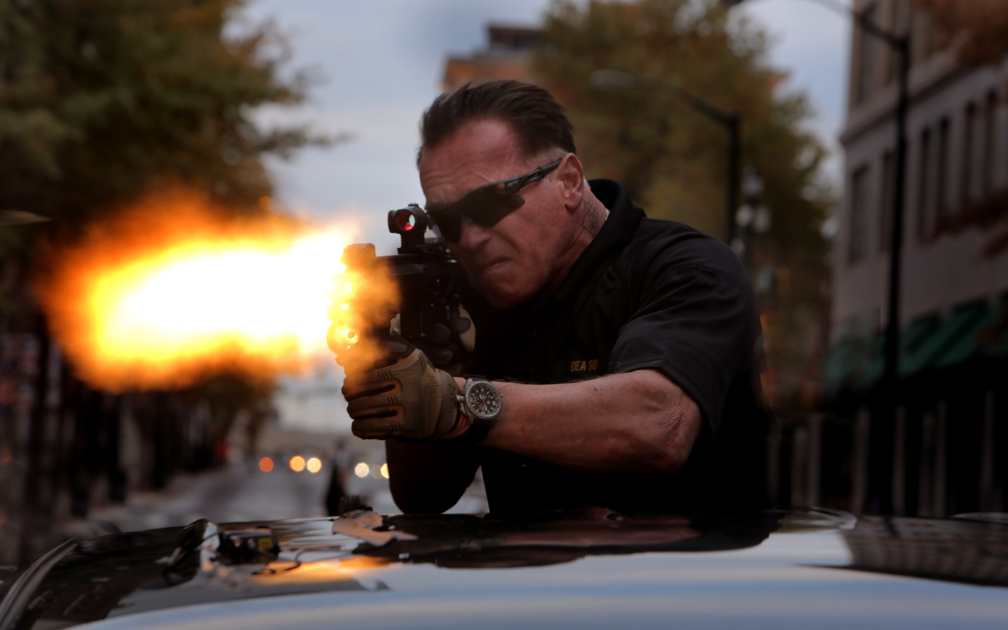 Still of Arnold Schwarzenegger in Sabotazas (2014)