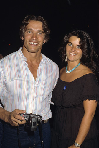 Arnold Schwarzenegger and Maria Shriver circa 1980s