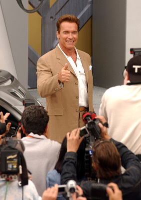 Arnold Schwarzenegger at event of Terminator 3: Rise of the Machines (2003)