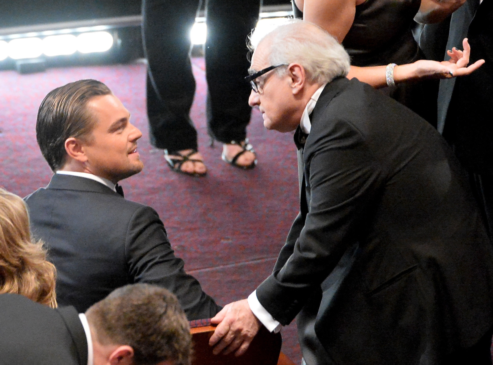 Leonardo DiCaprio and Martin Scorsese at event of The Oscars (2014)
